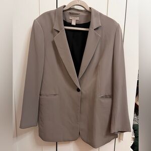 H&M Women's Taupe Blazer LARGE